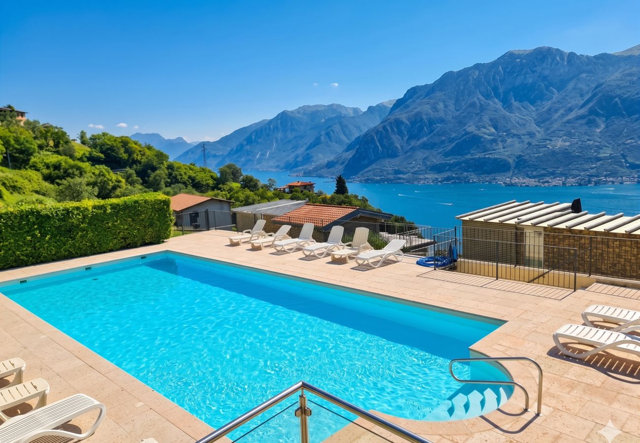 Apartment in Tremosine - Casa MK & MK Ferienwohnung lake view swimming pool